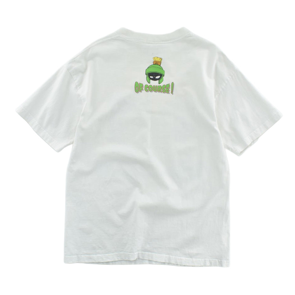 90's LOONEY TUNES "MARVIN THE MARTIAN & UFO" キャラT USA製 260327H