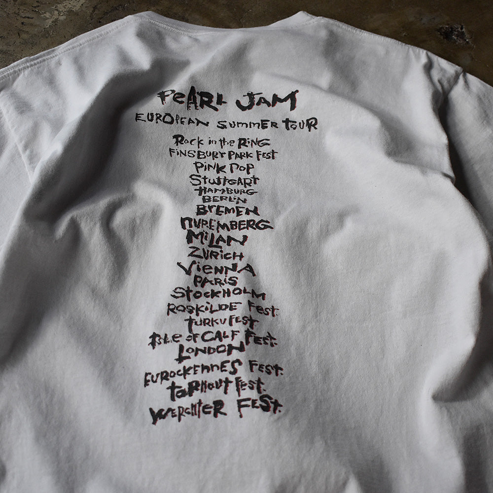 90's Pearl Jam “Don't Give Up” European Summer Tour Tシャツ 231101H