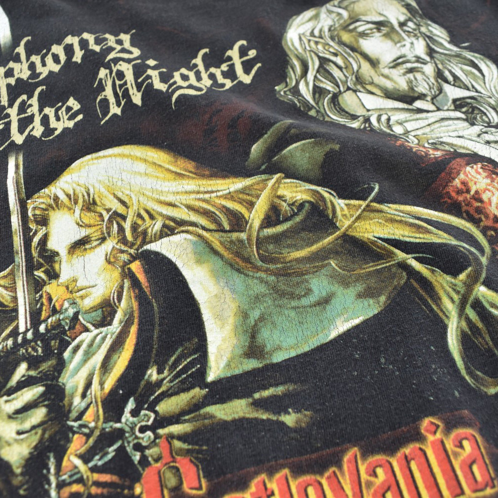 Y2K Castlevania "Symphony of the Night" ゲームTシャツ 260505H