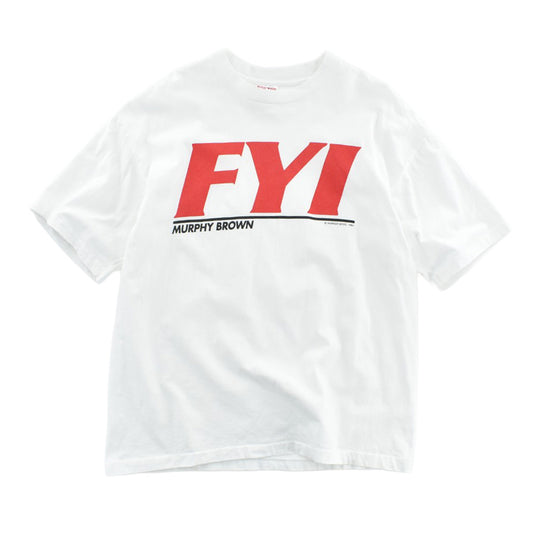 90's Murphy Brown "FYI" TVドラマ Tシャツ USA製 260811H