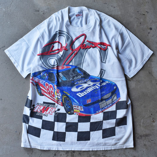 90's CHASE AUTHENTICS “#88 Dale Jarrett/デイル・ジャレット” AOP! レーシングTシャツ USA製 230715