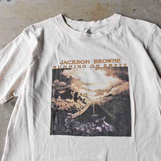70’s Jackson Browne “Running On Empty” × adidas Tシャツ 250926H