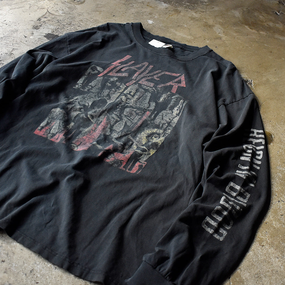 スレイヤー Reign in Blood 2003年ツアー ロングスリーブTシャツ 古着