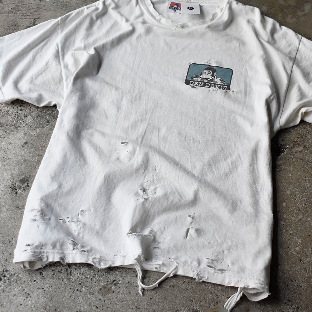ベンデイビス ロゴ Tシャツ ボロ 2000年代初頭 古着