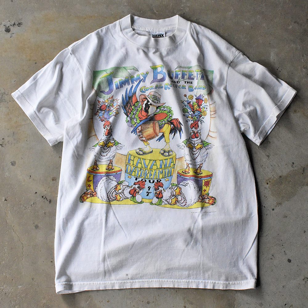 90’s Jimmy Buffett ”HAVANA DAYDREAMIN' TOUR 1997“ バンドTシャツ 240724