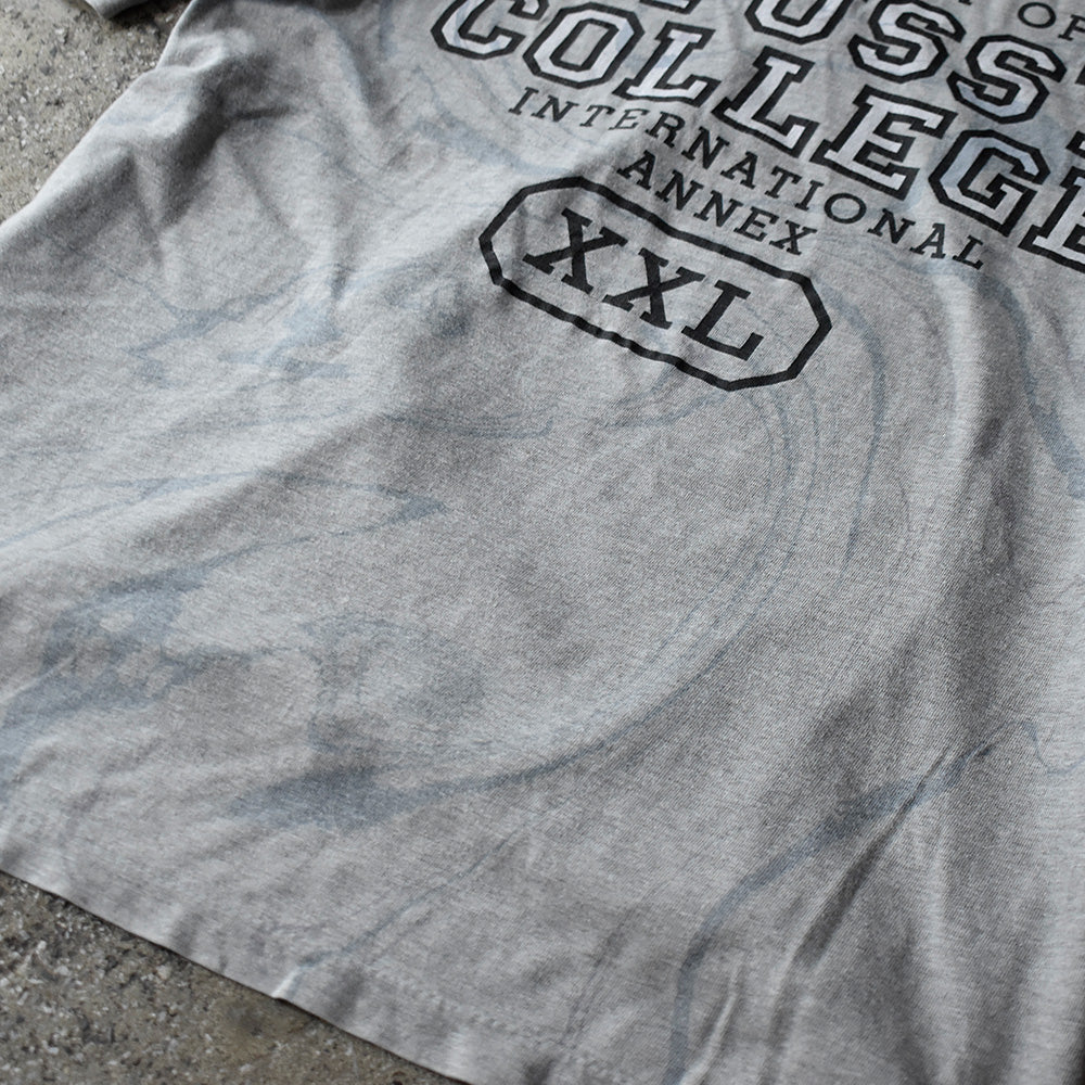 80's STUSSY 黒タグ “STUSSY COLLEGE” Tシャツ USA製 250708H