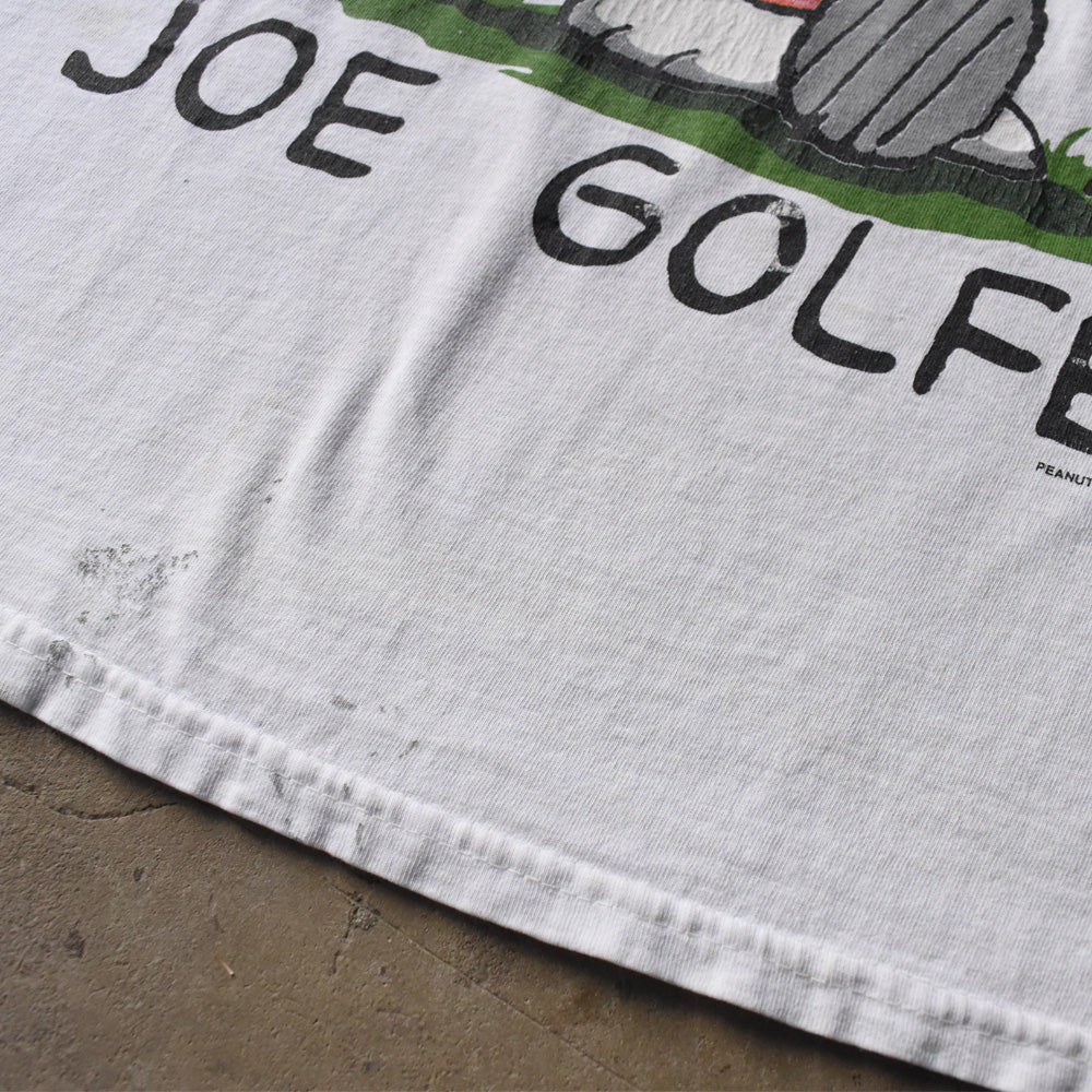 90’s “Peanuts / JOE GOLFER” スヌーピー キャラクター Tシャツ USA製 250511