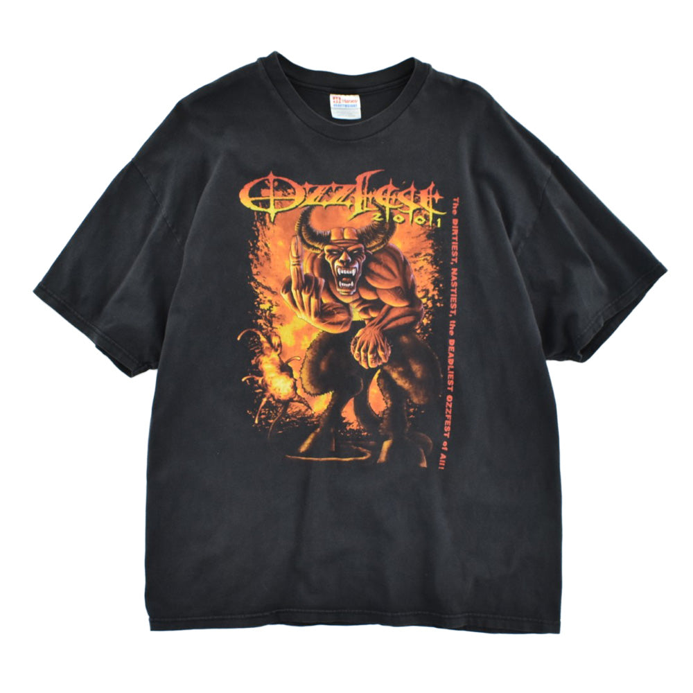 Y2K "OZZFEST 2001" ヘヴィメタル ロックTシャツ 260825H