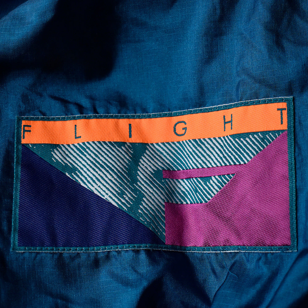 90's NIKE “FLIGHT“ ハーフジップ ナイロンジャケット 241008H