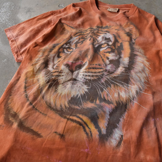 Y2K THE MOUNTAIN/ザ マウンテン “Tiger” トラ アニマルプリント Tシャツ 230714