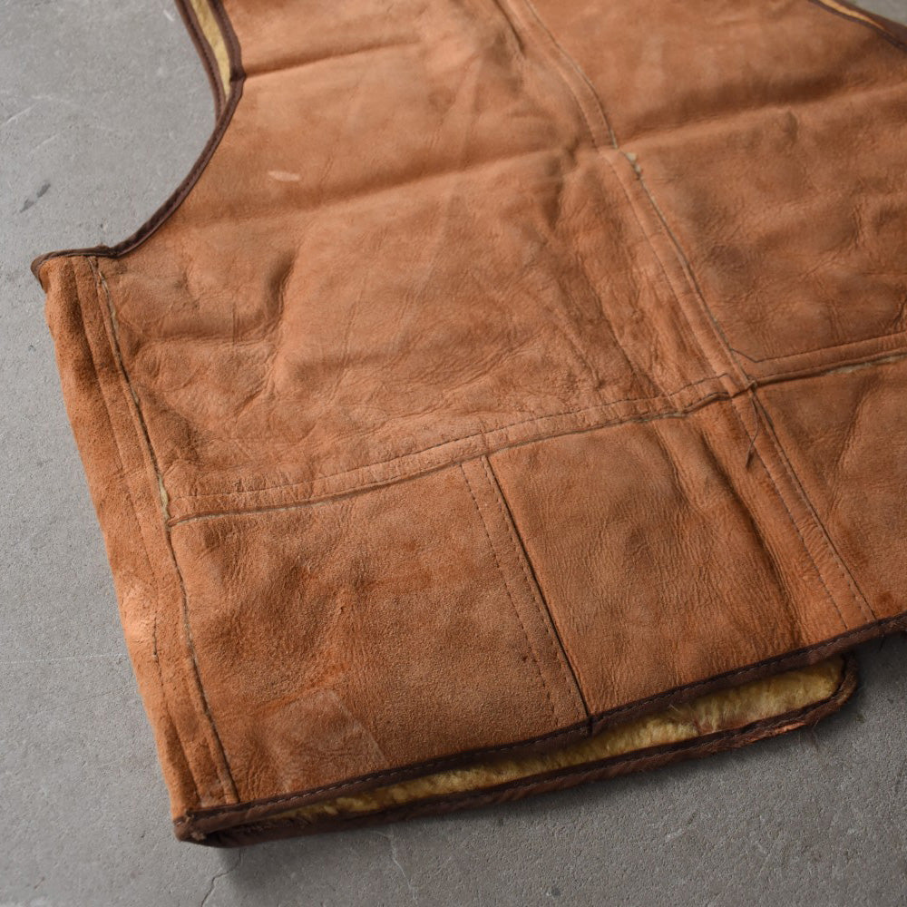 40's CROWN ZIP ムートンベスト 251212H