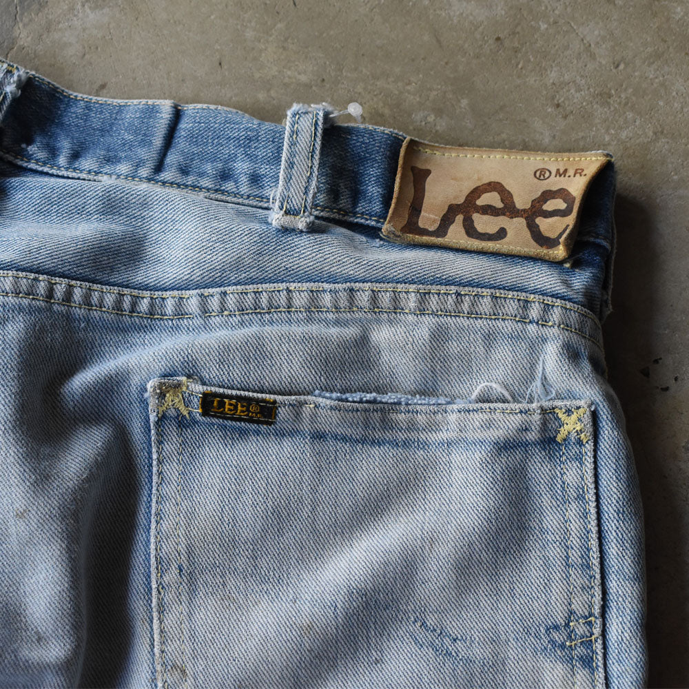 60~70's Lee 101z サイド黒タグ グランジデニムパンツ 250905H