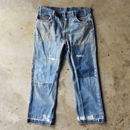 80’s Levi’s 517 ブーツカット グランジデニムパンツ 250909H
