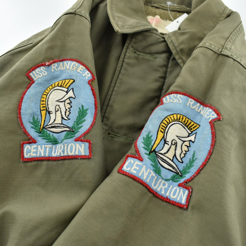 60's U.S.NAVY A-2 デッキジャケット 初期型 ステンシル入り 260109H