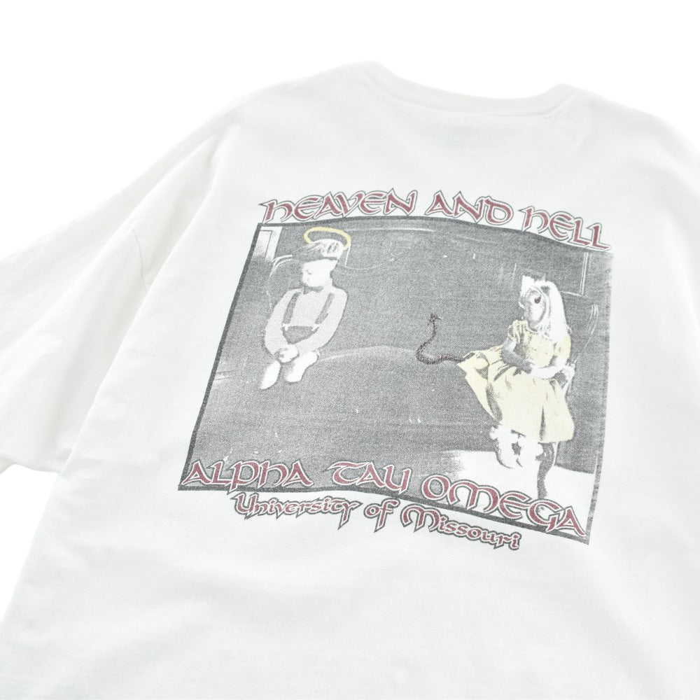 90’s Alpha Tau Omega “Heaven & Hell” フォトプリント アートTシャツ 260428H