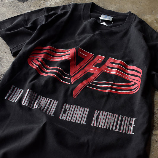 90's　Van Halen/ヴァン・ヘイレン　"For Unlawful Carnal Knowledge" Live Tee　230724H　