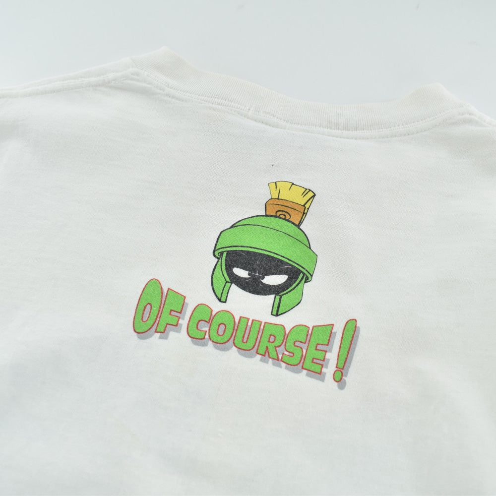 90's LOONEY TUNES "MARVIN THE MARTIAN & UFO" キャラT USA製 260327H