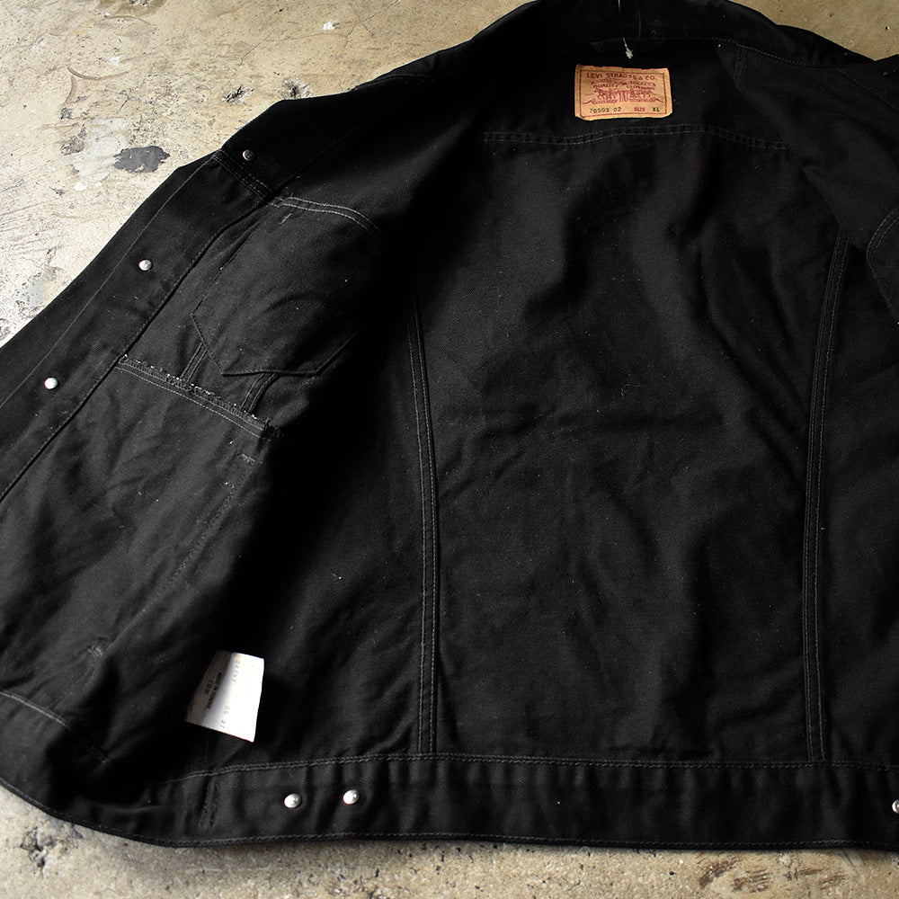 90's Levi's 70503-02 ブラック！デニムジャケット 241117H
