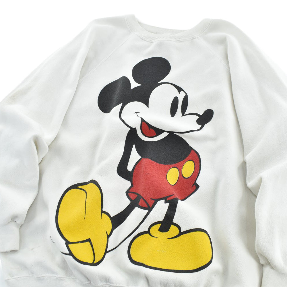 90's Disney Designs Mickey Mouse 大判プリント スウェット USA製 261009H