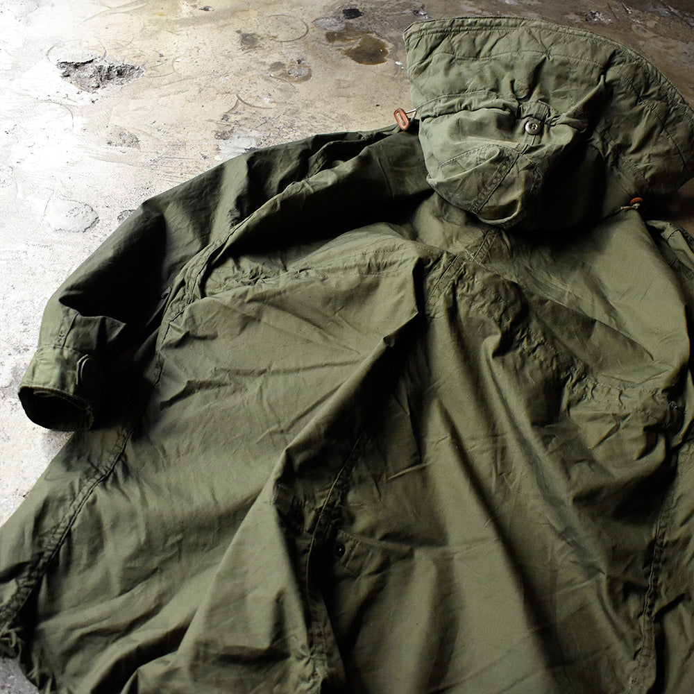 85's XS size！ M-65 フード付き フィッシュテール モッズパーカー グッドコンディション！ 240106H