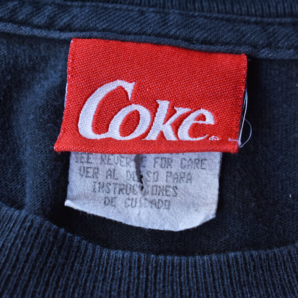90's　Coca-Cola/コカ・コーラ POLAR BEAR アニマルプリント Tシャツ　USA製　230619