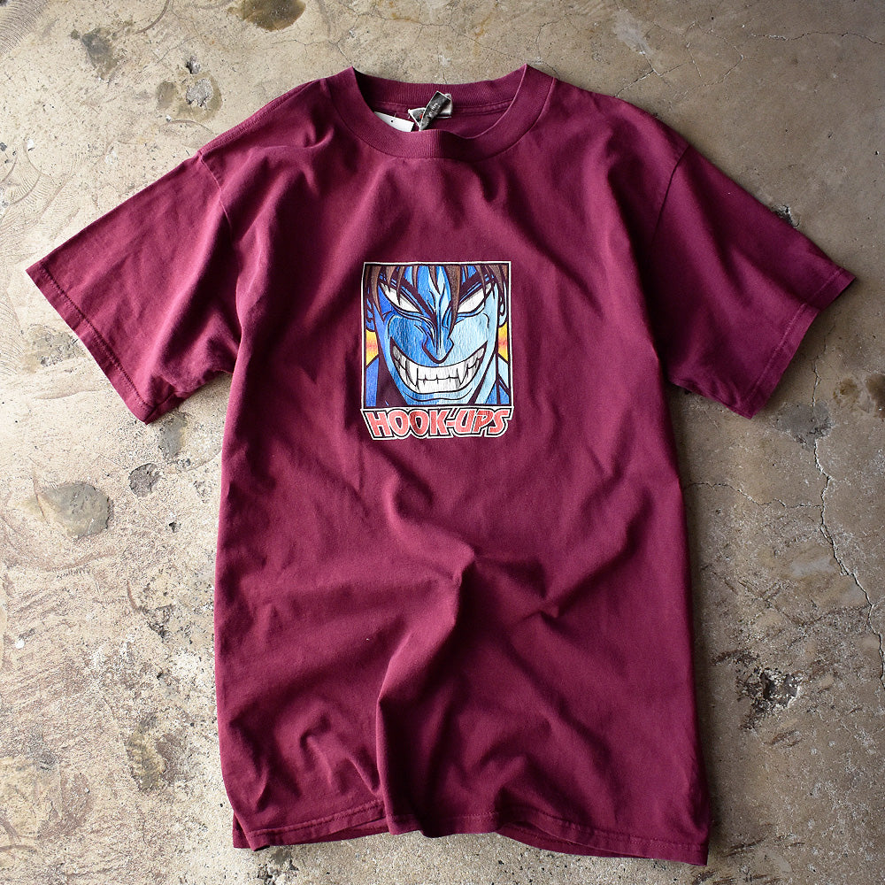 90's レア！ HOOK-UPS Skate Tシャツ 240503H