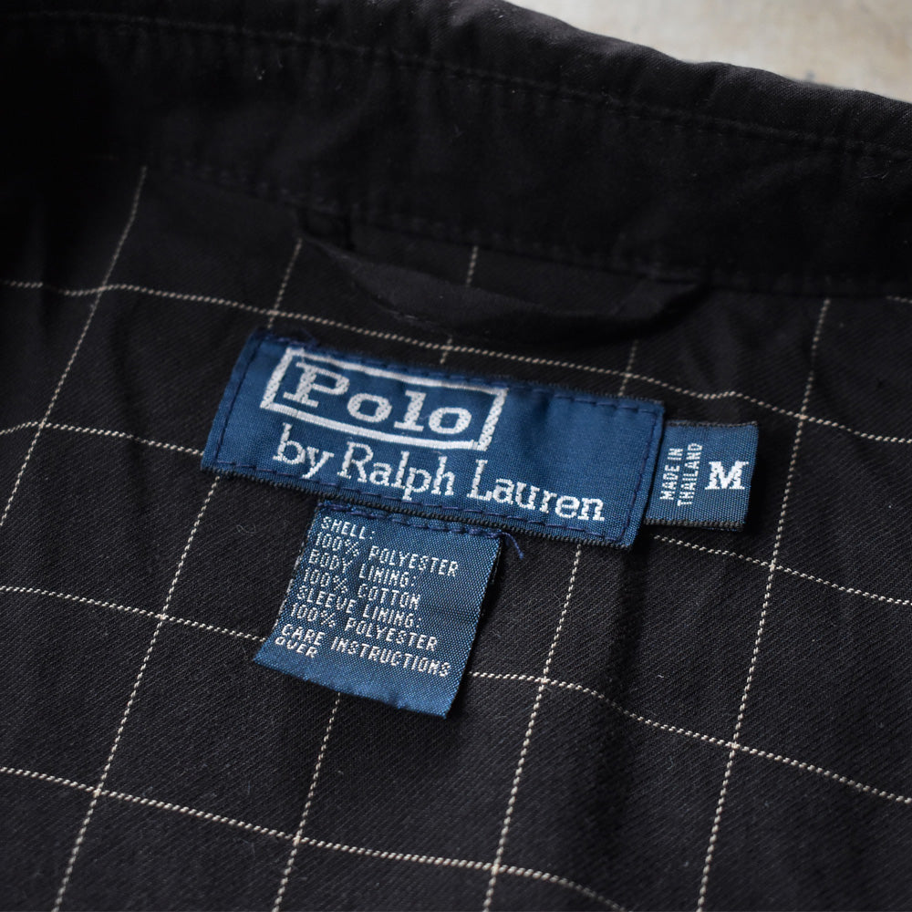 90’s Polo Ralph Lauren チェックライナー スイングトップジャケット 231004