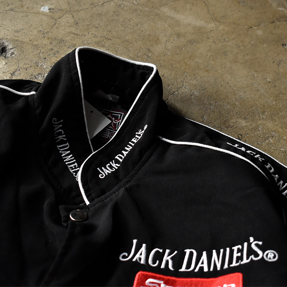 Y2K JEFF HAMILTON “Jack Daniel's” 中綿入り レーシング ジャケット 241006H