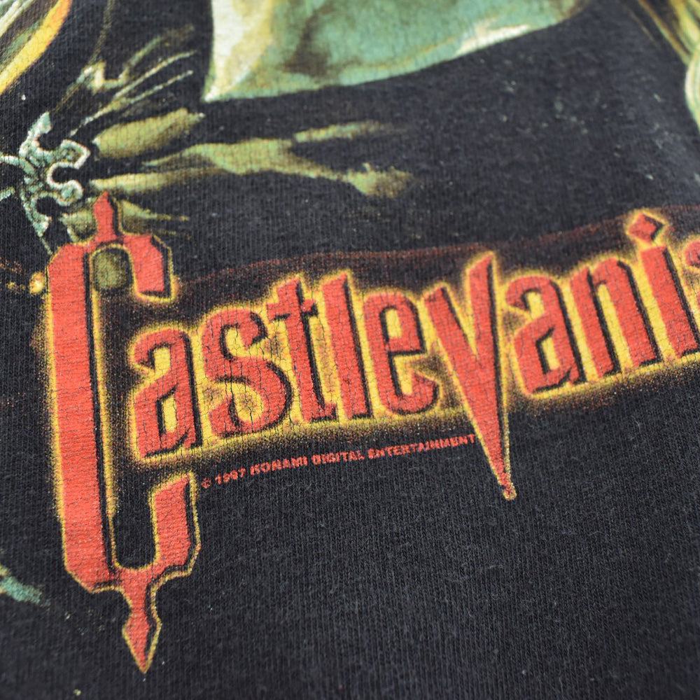 Y2K Castlevania "Symphony of the Night" ゲームTシャツ 260505H