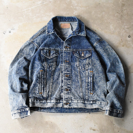 90's Levi's 70507-0227 ケミカルウォッシュ デニムジャケット USA製 250518