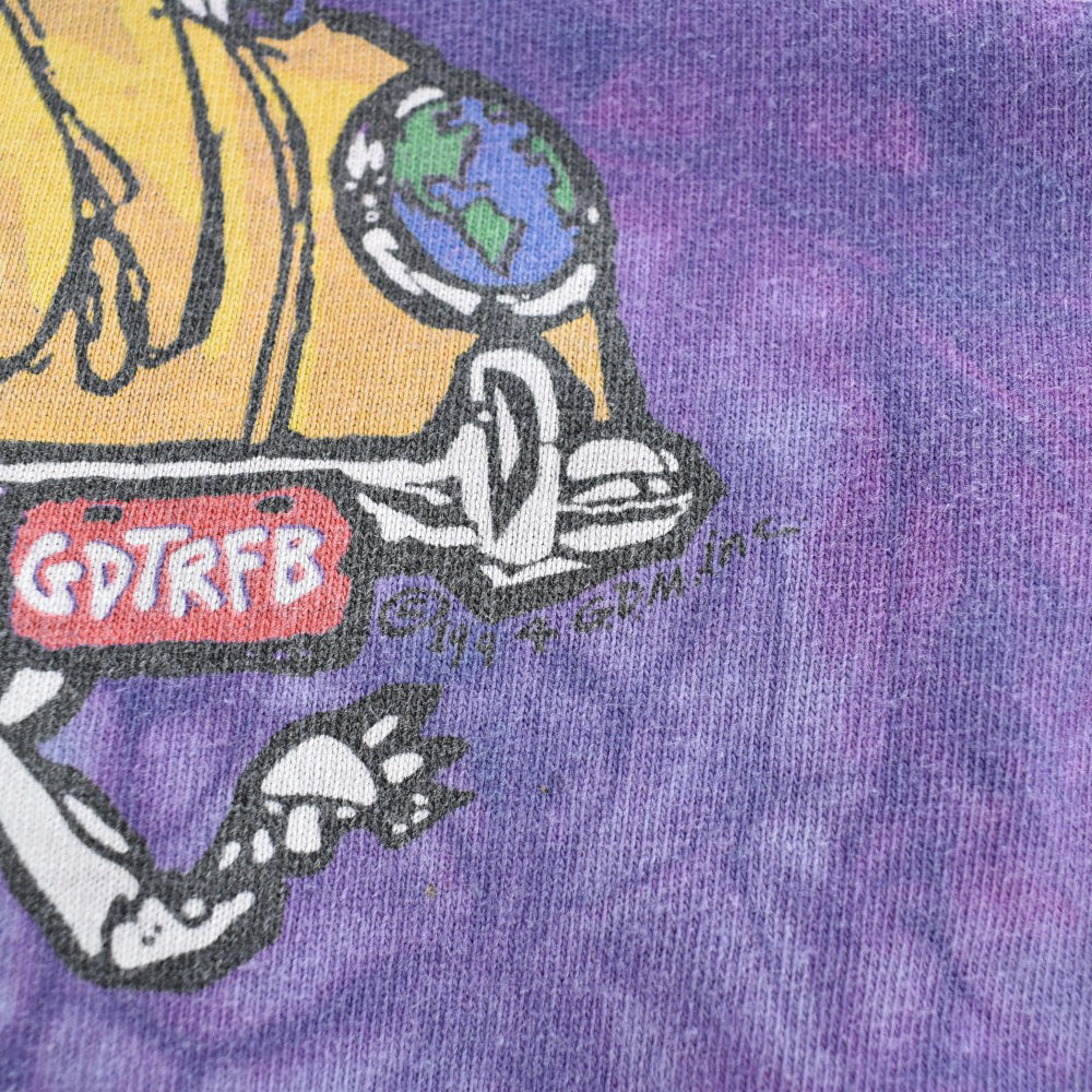 90's Liquid Blue Grateful Dead "Just Keep Truckin' On" タイダイ ロックTシャツ 260714H