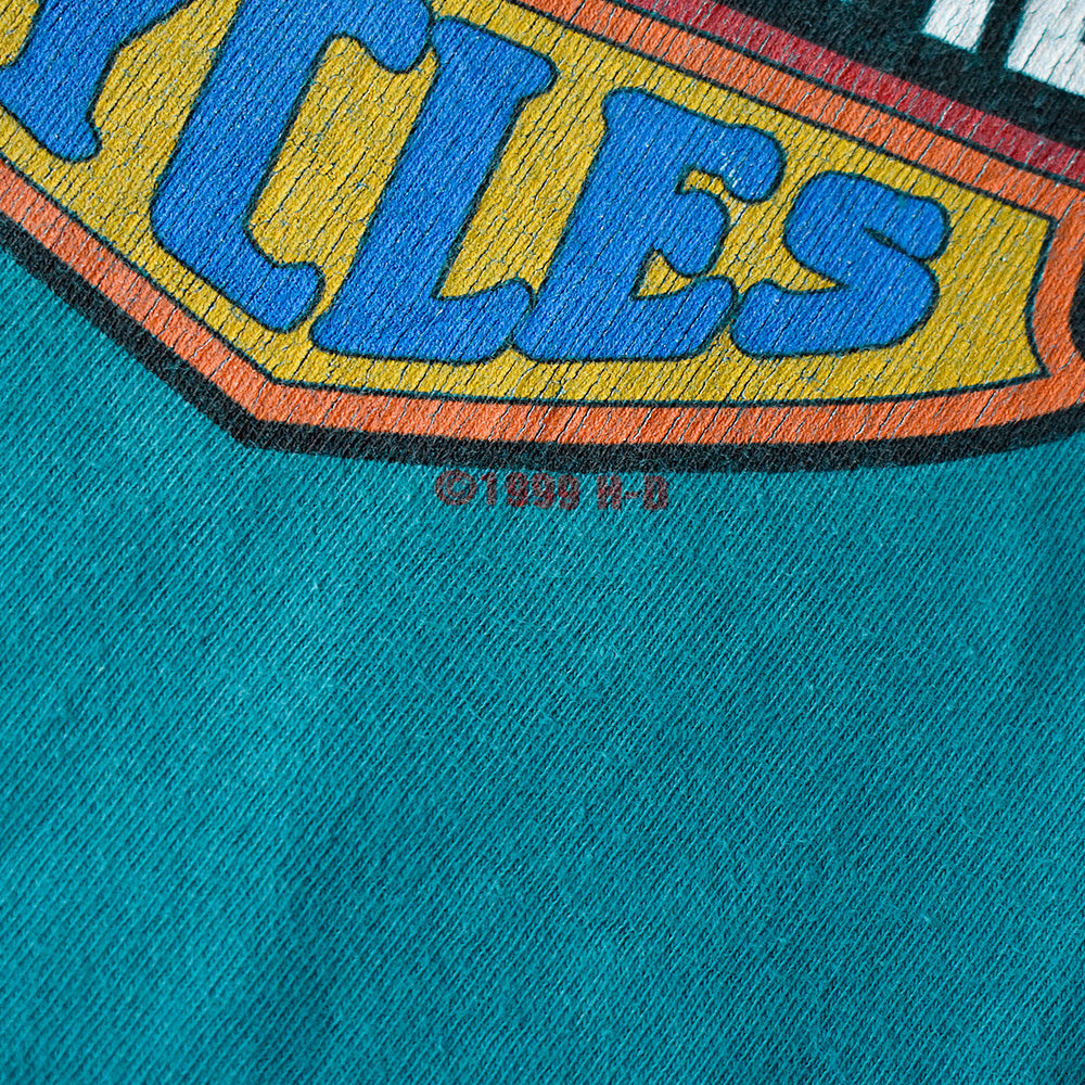 90's Harley-Davidson  ロゴTシャツ エメラルドグリーン！ 250515H