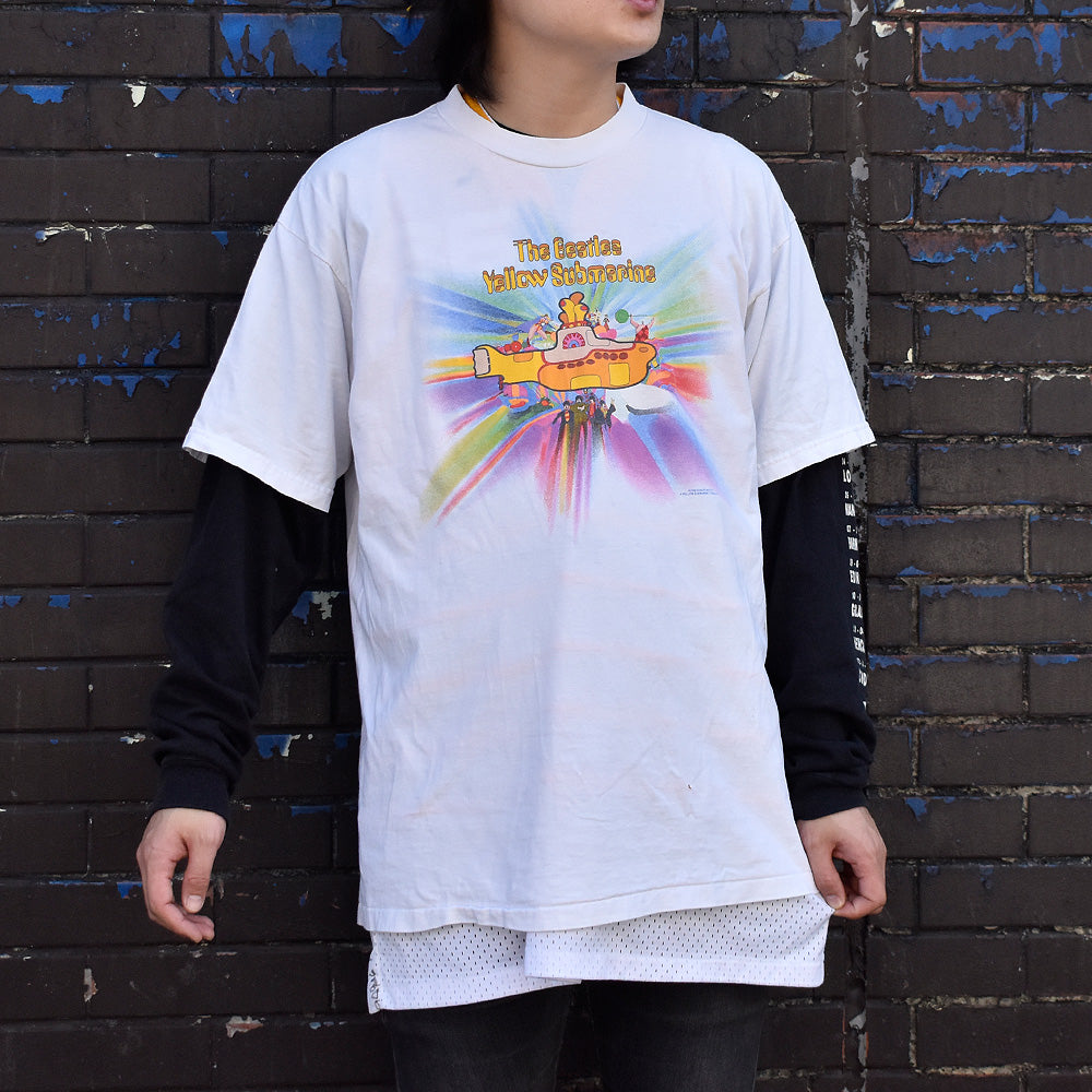90's THE BEATLES "Yellow Submarine" Tシャツ231102H