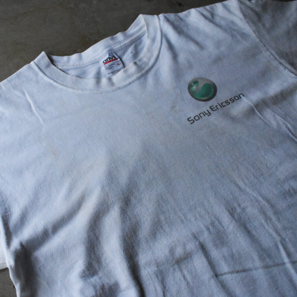 anvil “Sony Ericsson” 両面プリント 企業 Tシャツ 240622