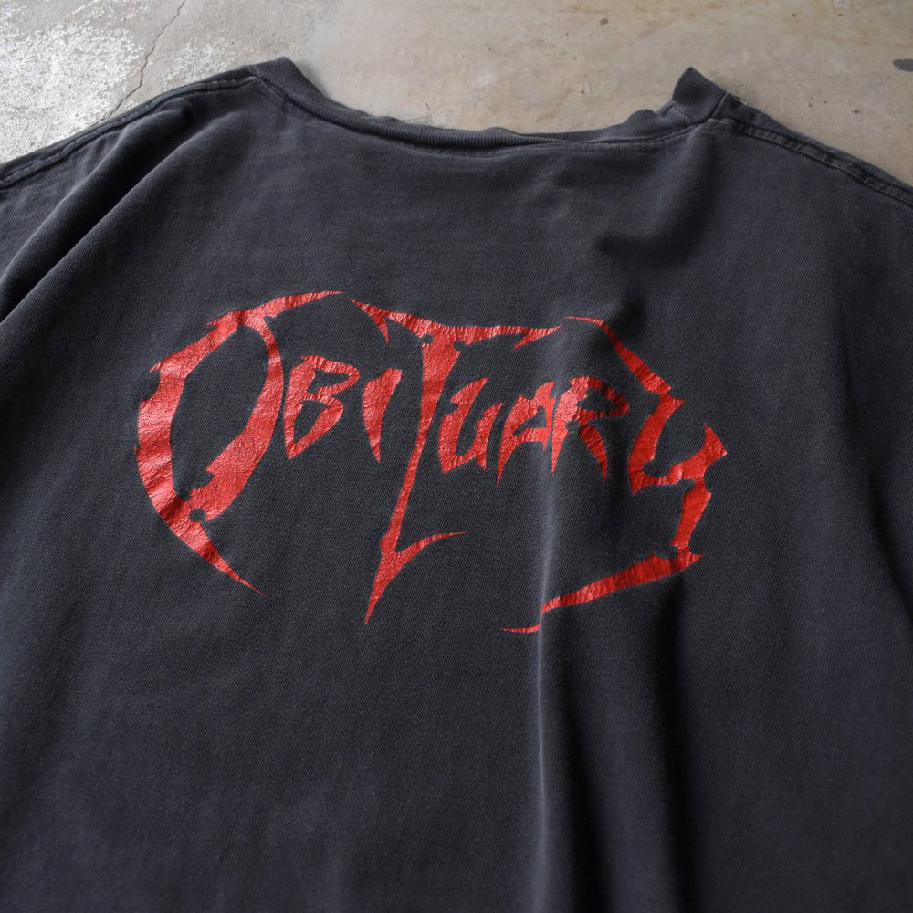 90’s Obituary 1st "Slowly We Rot" デスメタル ロックTシャツ  251114H