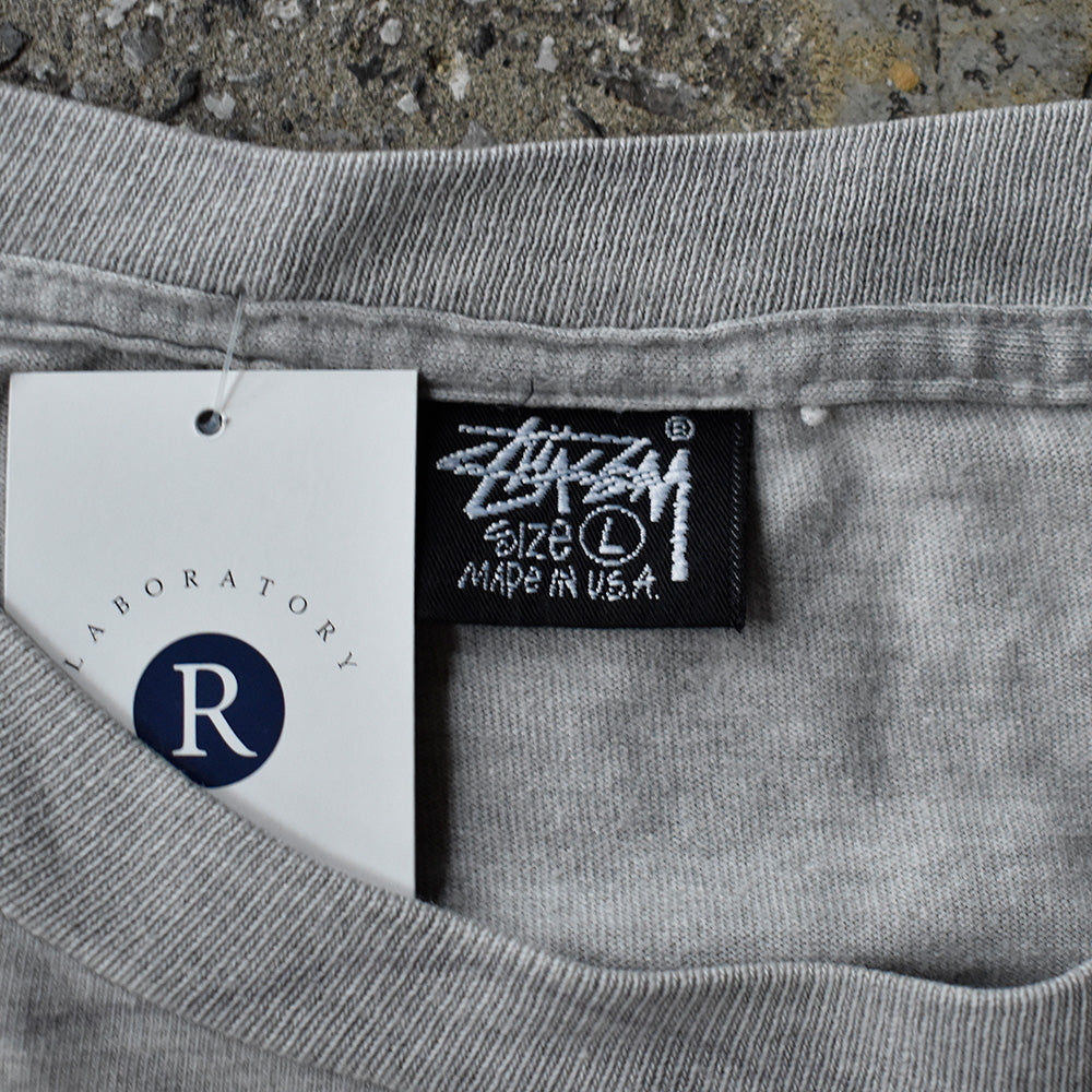 80's STUSSY 黒タグ “STUSSY COLLEGE” Tシャツ USA製 250708H