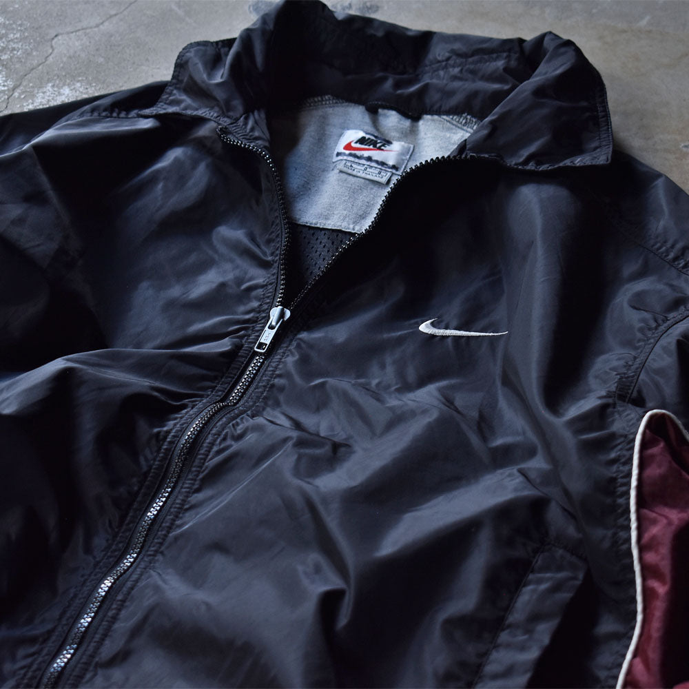 90's NIKE swoosh 刺繍ロゴ ナイロンジャケット 230915