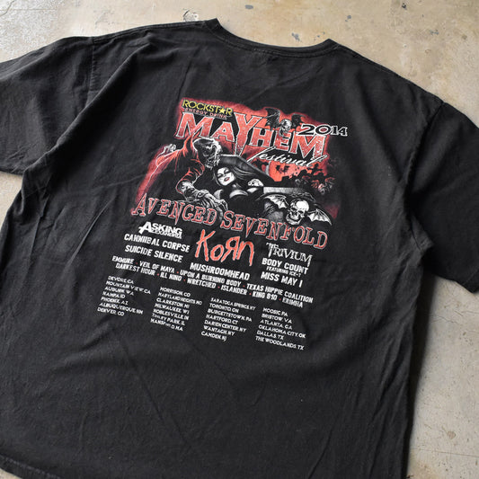 “Mayhem Festival 2014” メタル・フェスティバル バンド Tシャツ 240803