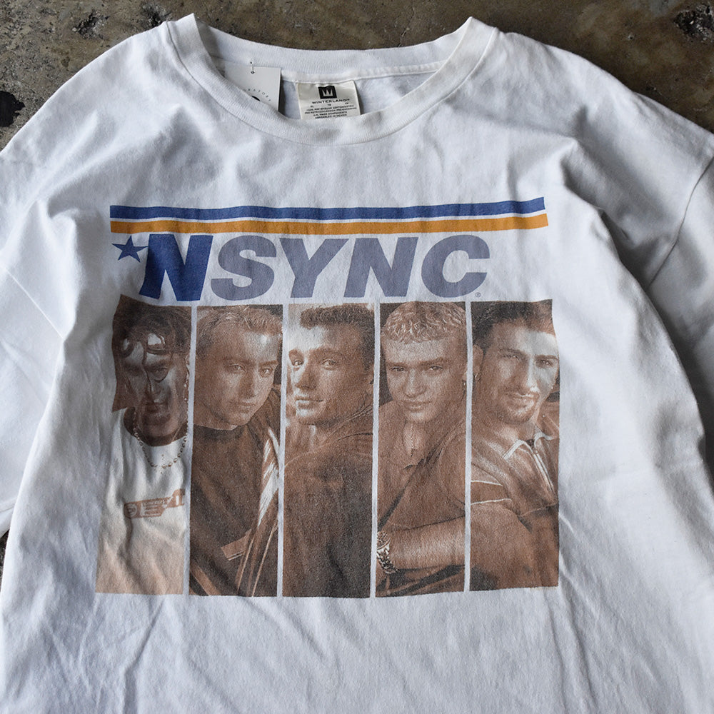 90's NSYNC “NSYNC” アイドル ボーイズグループ ロック Tシャツ 250702H