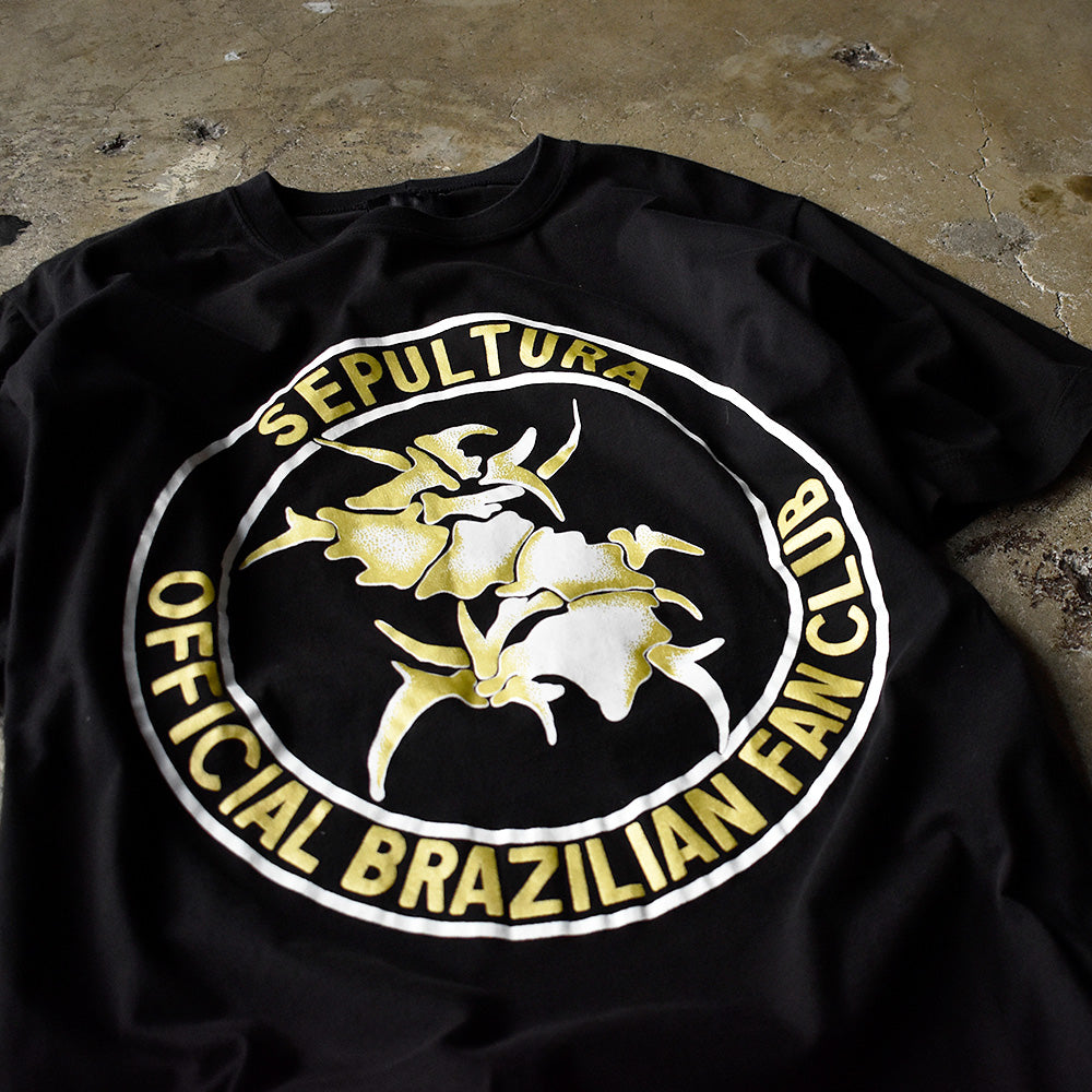 90's～ Sepultura “Sepultura Official Brazilian Fan Club” Tシャツ 240731H