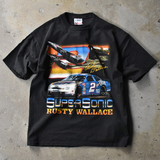 Y2K “Rusty Wallace #2” 両面プリント レーシング Tシャツ 240726