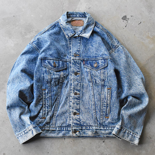 90’s Levi's 70507-0219 ケミカルウォッシュ デニムジャケット USA製 250605