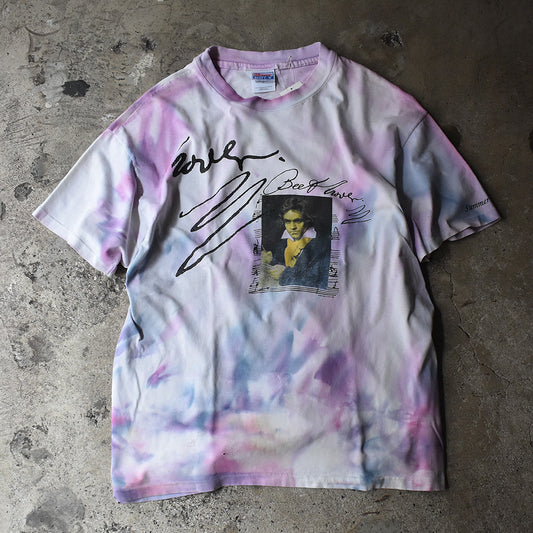 90's Beethoven 偉人 音楽家 タイダイ Tシャツ USA製 230716H