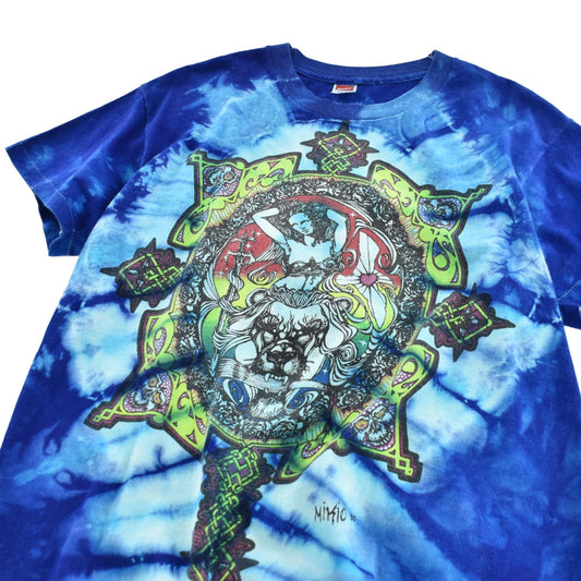 80's MIKIO KENNEDY Grateful Dead デッドヘッズ タイダイ アートTシャツ 260623H