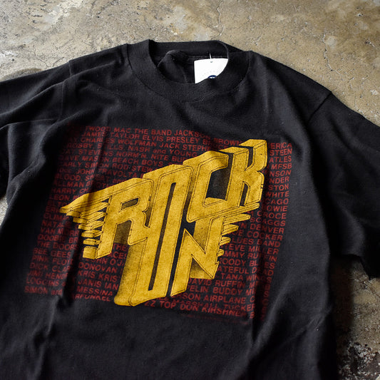 80's “ROCK ON” ロック Tシャツ 250703H