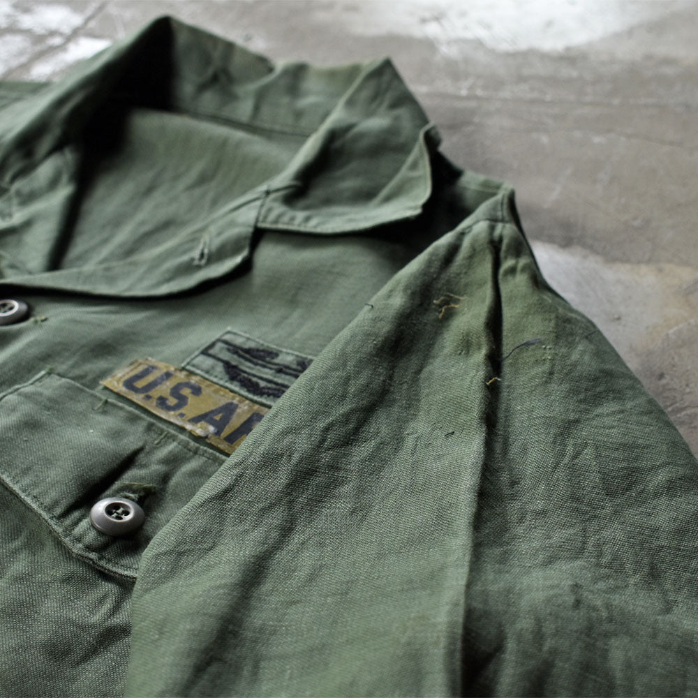 70's　U.S.ARMY シャツ袖 7th ユーティリティシャツ　230911