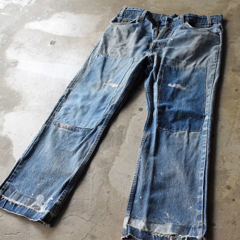 80’s Levi’s 517 ブーツカット グランジデニムパンツ 250909H