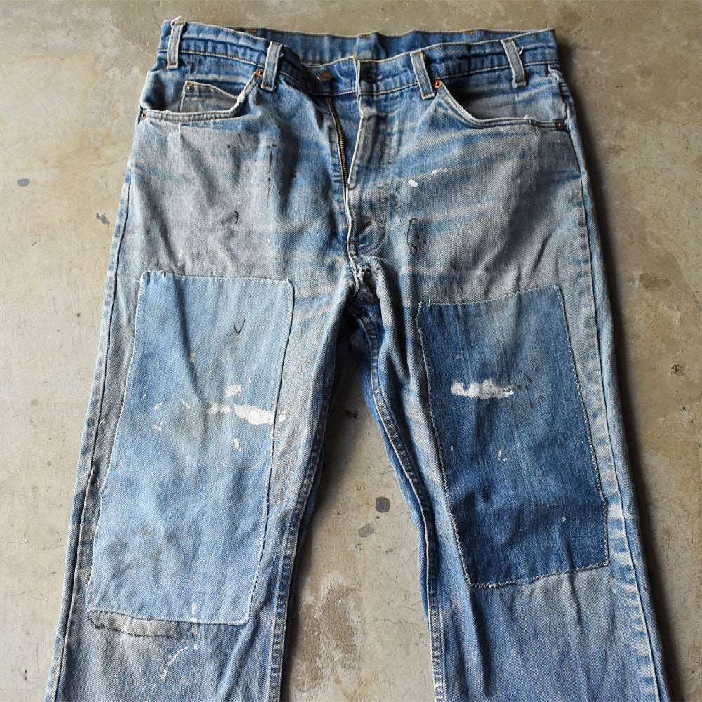 80’s Levi’s 517 ブーツカット グランジデニムパンツ 250909H