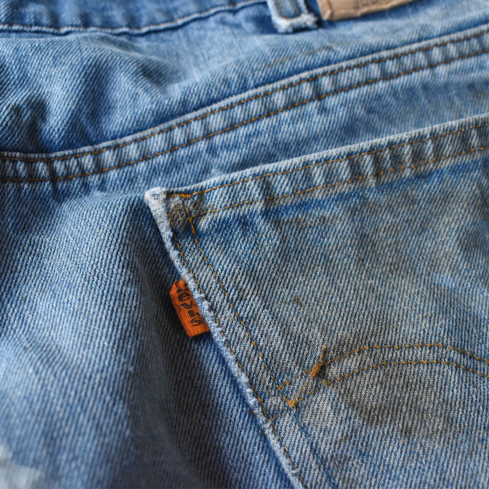 80’s Levi’s 517 ブーツカット グランジデニムパンツ 250909H