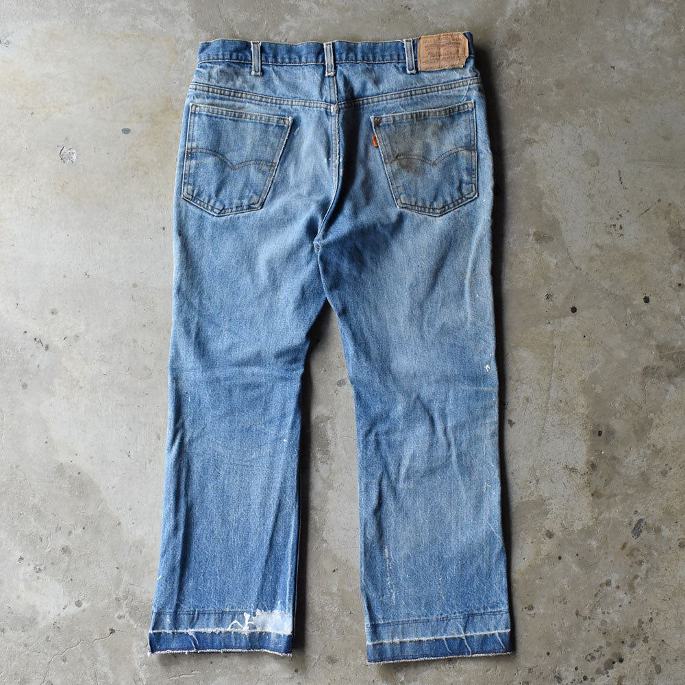 80’s Levi’s 517 ブーツカット グランジデニムパンツ 250909H